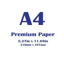 

Paper Premium A4 White Black Red Copier Printer Compatible Printer Paper Size 210 x 297 mm 80 gsm Total 100 Sheets