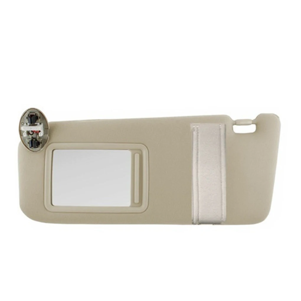 Replacement for Toyota Camry Sun Visor Left Driver Side Leather Sun Shading Cosmetic Mirror