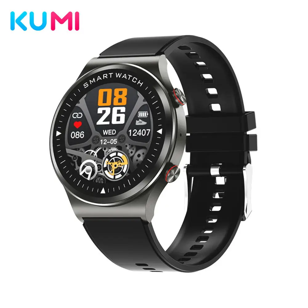 Смарт-часы KUMI GT5 мужские с поддержкой Bluetooth пульсометром и тонометром |