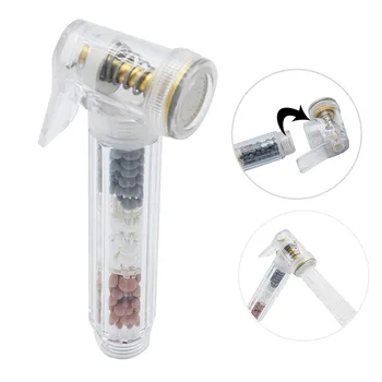

Multifunctional Handheld Transparent Ionic Filter Bathroom High Pressure Home Toilet Sprayer Head Bidet Parts Pets Shower Diaper