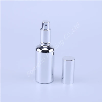 Spray Bottle 50ML 500 шт пустые флаконы для духов, флаконы для жидких духов, контейнеры для макияжа, многоразовая посылка, серебряные флаконы для эфирных масел, 5-100 мл - Цвет: Spray Bottle 50ML