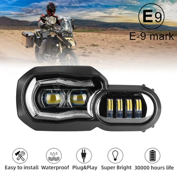 

Big Sale! E-mark Approved Headlights for BMW F650GS F700GS F800GS ADV F800R Motorcycle Lights Complete LED Headlights Assembly