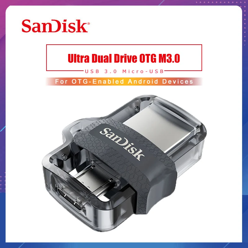 Sandisk USB флеш накопитель 128 Гб 64 ГБ 32 16 двойной OTG Высокая скорость sdd3 память U диск 3 0