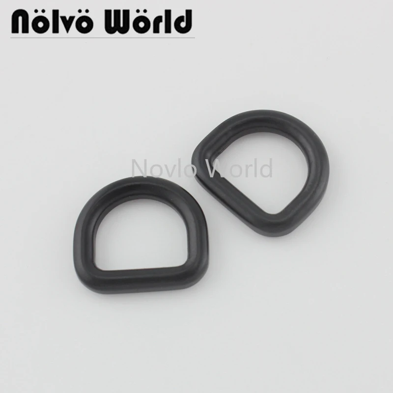 Novo World 5-20-100 шт Черный цвет 15.6x13.5мм сварное кольцо d для кошелька Регулировка