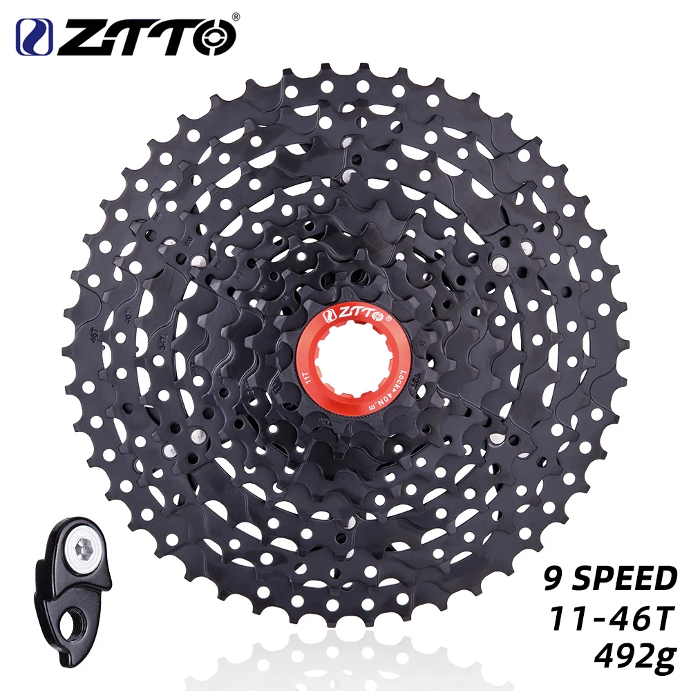 Ztto mtb 9速度11-46tカセットハンガー延長9 sスプロケット9速度