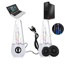 Динамик для компьютера, цветной фонтан, музыкальный стерео динамик для телевизора, настольного компьютера, ноутбука, ноутбука, домашнего кинотеатра, вечерние громкоговорители, колонки