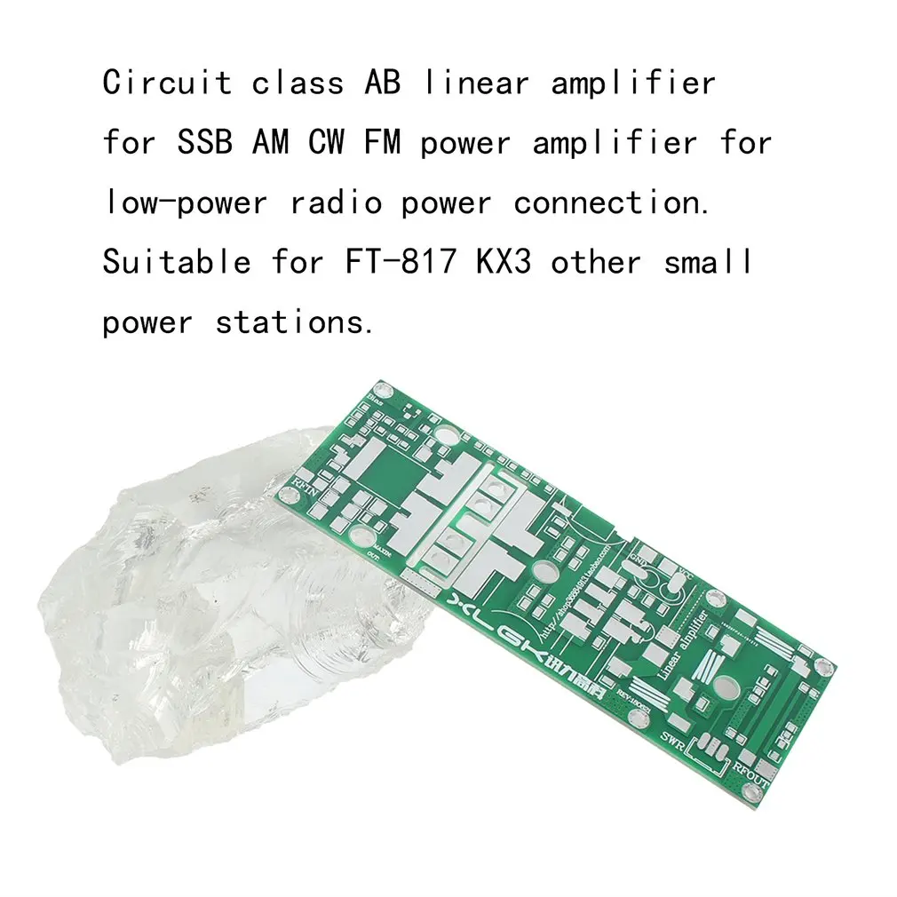 

Top quality 100W UHF 400--470MHZ Amplifier Power Amplifier Board For Ham Radio DIY Kits C4-004