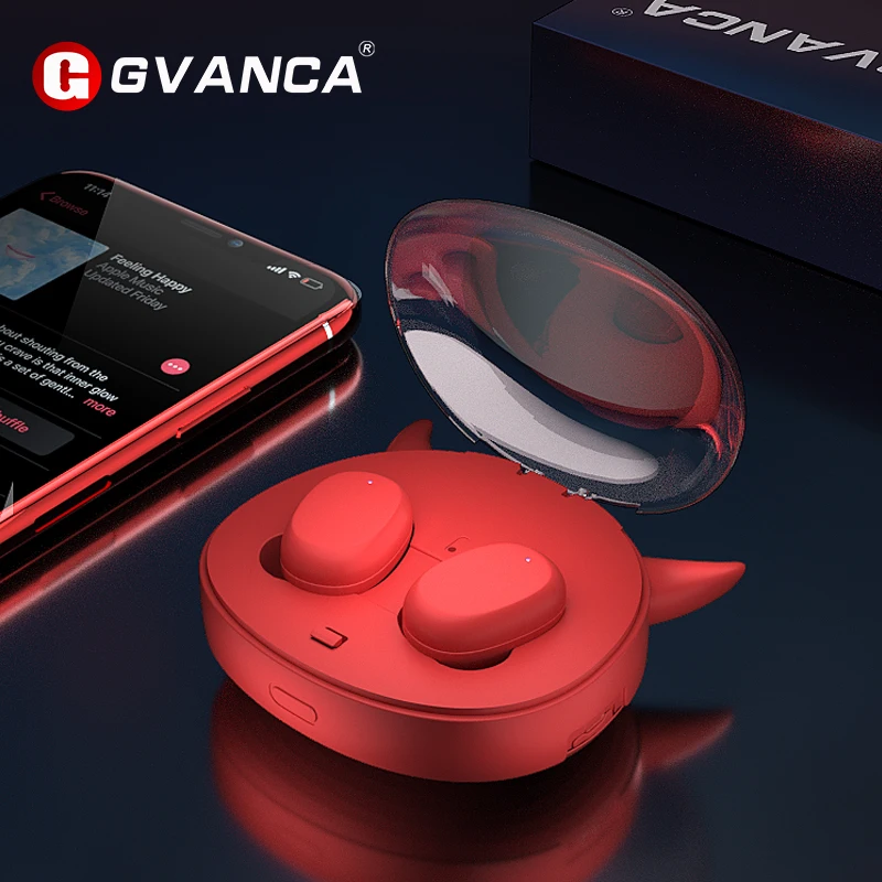 Беспроводные наушники вкладыши GVANCA TWS с отпечатком пальца Bluetooth 5 0 HD стерео