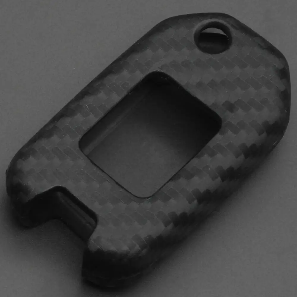 without keychain 10 шт. 2/3 Кнопка углеродный силиконовый для ключа автомобиля кармашек для часов чехол для Honda Civic CR-V Accord jade Crider Odyssey - Название цвета: without keychain