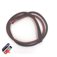 

2022new 2Pcs Car Door Rubber Seal Strip Filler Weatherstrip Edge Rubber Sealing for B Pillar Protection Front Auto Door Sealant