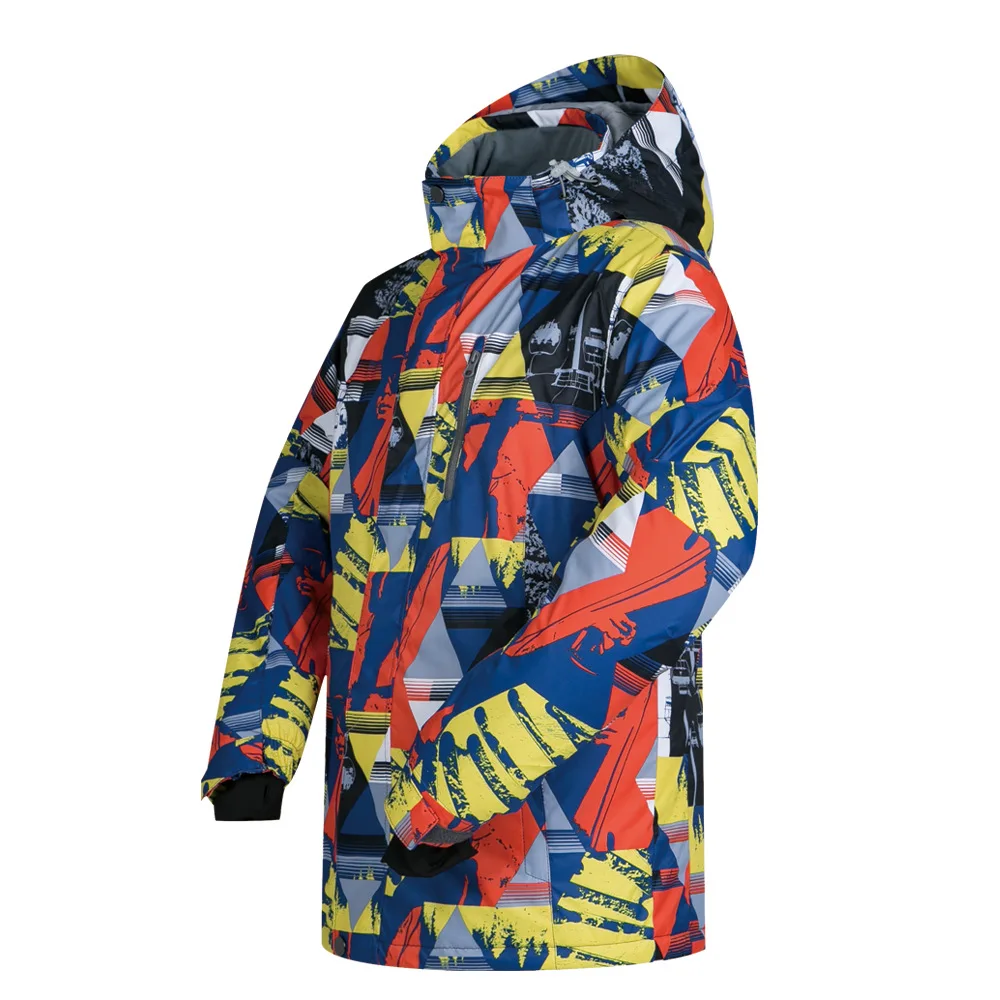 MUTUSNOW Мужская водонепроницаемая лыжная куртка теплая ветрозащитная дышащая зимняя куртка пальто для сноуборда