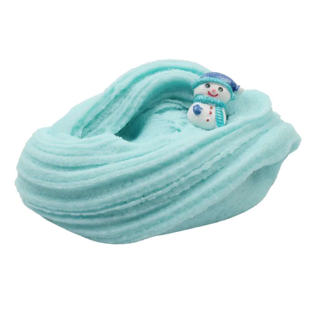 Colorful Mixing Cloud Cotton Candy Slime Fluffy Polymer Anti Stress Slime Sludge Cotton Mud Toy Toys For Children #A