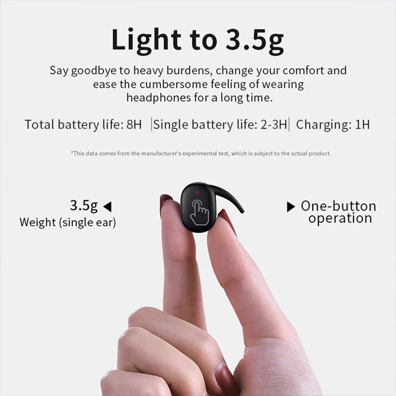 T2C TWS Беспроводные Мини Bluetooth наушники для Xiaomi huawei мобильный стерео наушники спортивные наушники с микрофоном портативная зарядная коробка