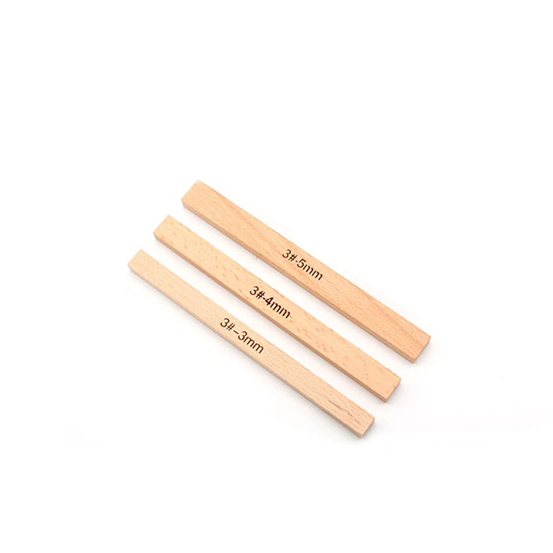 3pcs no3 Pitch 345mm Буковое Дерево Швейные аксессуары для DIY кожа 3#5# молния установка установщик кошелек Fix DIY инструмент ремонт - Цвет: 3pcs no3 Pitch 345mm