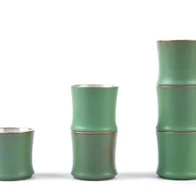 Керамическая бамбуковая чашка для чая пуэр, персональный мастер, мини чайная чашка, Офисная винтажная чайная посуда, посуда для напитков, кружка, отправляется друзьям