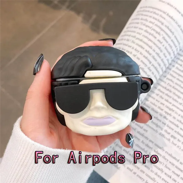 For Airpod 1 2 Case 3d Michael Jackson Cute Cartoon Soft Silicone Cases For  Apple Airpods Pro Cover Funda Keychain - Earphone Accessories - AliExpress