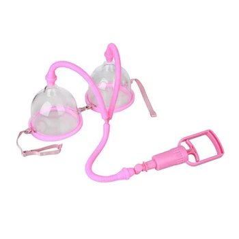 

Women Dual Suction Cup Female Breast Exerciser Pump Enlargement Body Enhancer