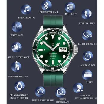 

Music play Smart watch bluetooth call men smartwatch multi sport health management TFT HD screen can connect TWS earphone watch