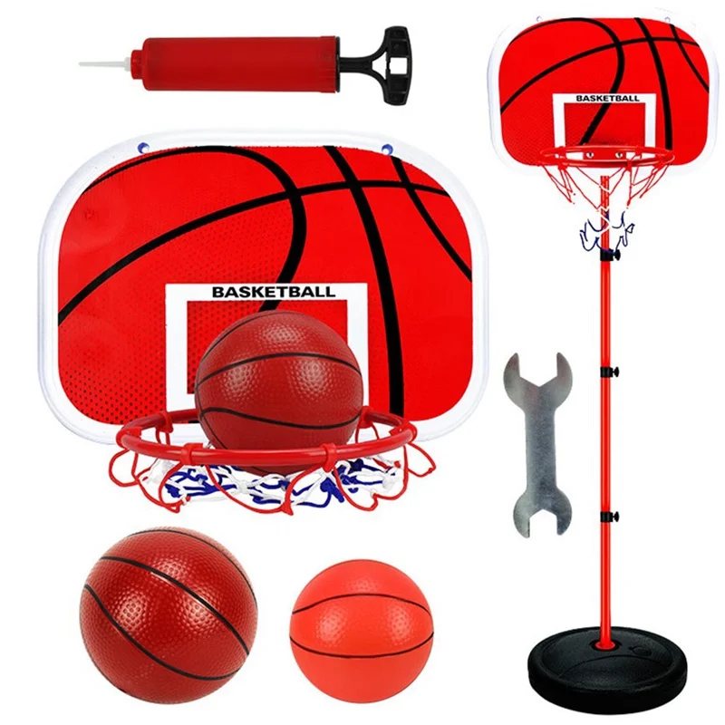 

Adjustable Basketball Stand Basket Holder Hoop Goal Outdoor Fun Sports Activity Game Mini Indoor Child Kids Boys Toys Sport