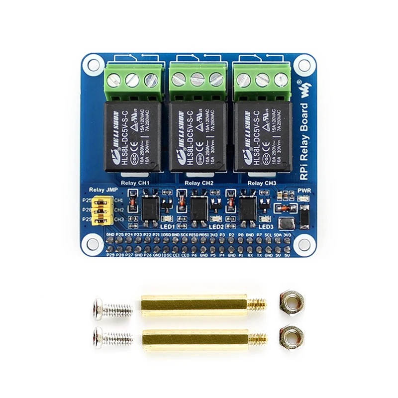 Raspberry Pi 4B/3B +/3B 3 канальное реле для расширения платы изоляция оптрона управления