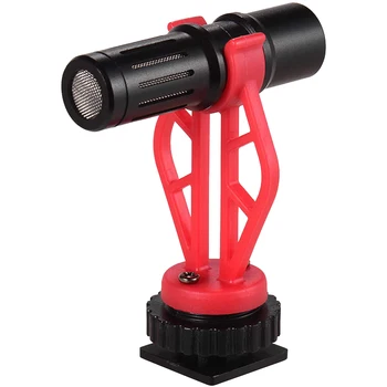 

ACEMIC CAM20 Video Microphone Mic with Shock Mount for DSLR Camera IOS Android Smartphone Vlog YouTube Recording