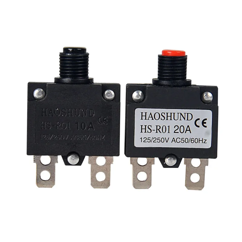 5PCS Spare Part 2 Pins HS R01 Momentary Press Button Switch 125/250VAC