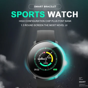 

Sports Watch Smart Men Watch IP67 Waterproof Multiple Sports Mode Full Screen Touch Heart Rate Fitness Tracker Smartwatch
