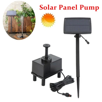 

180 L/H Solar Panel Powered Water Fountain Pump for Pool Pond Garden Decor Outdoor Submersible