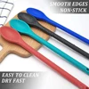 New 2Pcs Long Handle Silicone Salad Food Mixing Stirring Spoon Kitchen Cooking Tool For Picnic Kitchen Accessories ► Photo 2/6