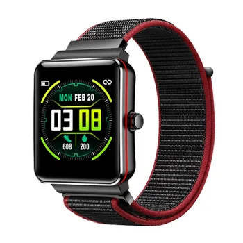 

New H10 Smart Watch Men Activity Tracker Heart Rate Blood Pressure Women Wristband With Nylon/Steel Band Strap for IOS Android