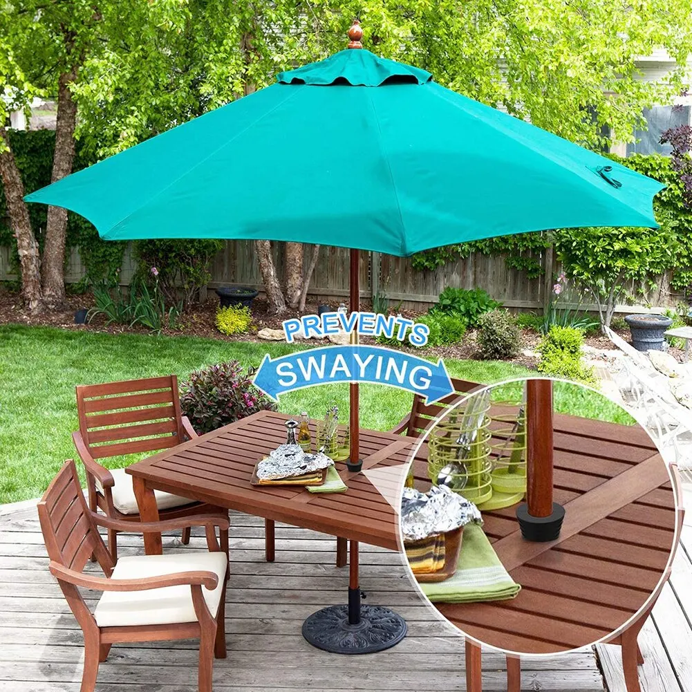 Garden Patio Table Umbrella Tapered Wedge Ring Plug Fits Umbrella Pole Diameter 38mm for Terrace Parasol Base Stand 1Pcs beach umbrella plug base umbrella stand holder parasol base stand