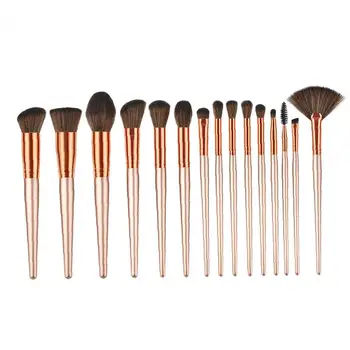 

Makeup Brushes Set With Tapered Handle Premium Makeup Brush Synthetic Cosmetics Professional Handle Makeup Brushes set Kabuki