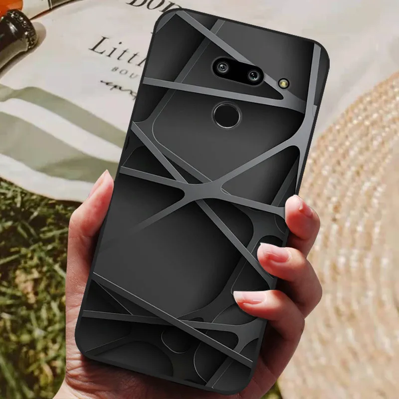 arm pouch for phone For LG G8 ThinQ Case Silicon Back Cover Phone Case for LG G8X ThinQ LGG8 G 8 Cases Soft bumper coque for LG G8S ThinQ Fundas pouch mobile