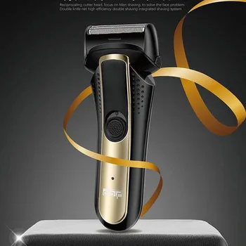 

Rechargeable Electric Shaver Stainless Steel Shaving Machine Men 3D Triple Floating Blade Razor Shaver barbeador eletrico