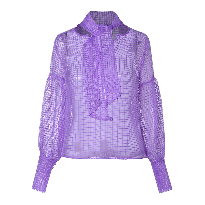 Блузка для пляжа, праздника, вечеринки, рукав-фонарик, Blusas VONDA, топы, осень-лето, женские рубашки, женские комбинезоны, Повседневная однотонная туника