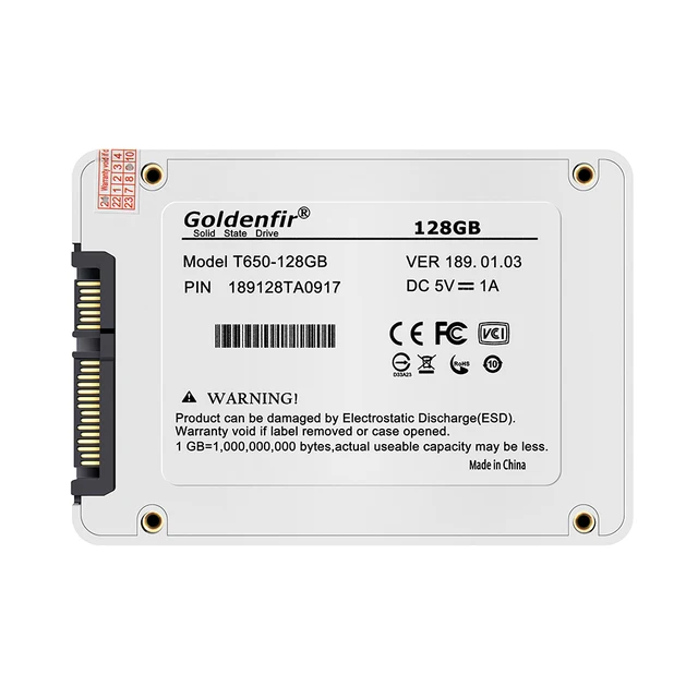 Goldenfir SSD 120GB 250GB 500GB 960GB 2TB SSD 2.5 Hard Drive Disk Disc Solid State Disks 2.5 " Internal 3