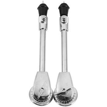 

1 Pair Bass Drum Spurs with Bracket Drum Stand Support Mount Accessory