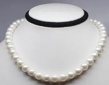 

Jewelry Pearl Necklace Wholesale HUGE PERFECT ROUND 18"12-13MM SOUTH SEA GENUINE WHITE PEARL NECKLACE Free Shipping