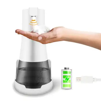 

Automatic Foam Handwashing Device Intelligent Induction Bacteriostatic Soap Dispenser USB Charging Hand Washing Machine 350ML