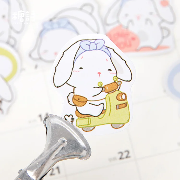 32 упак./лот Kawaii Мисс Кролик ежедневный пули журнал Декоративные Канцелярские наклейки Скрапбукинг DIY наклейки для дневника палка