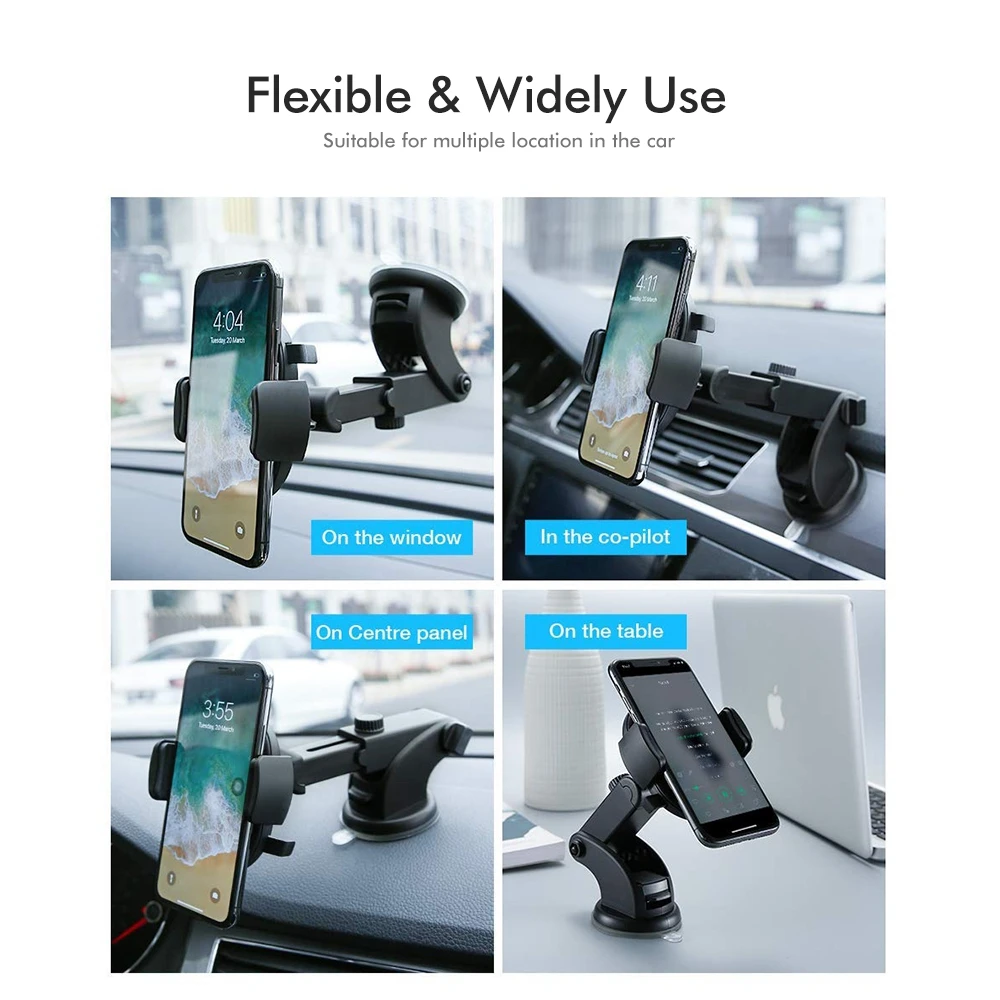  FLOVEME Auto Telefon Halter Stehen Für iPhone XS 8 Windschutzscheibe Auto Halterung Für Handy im Au