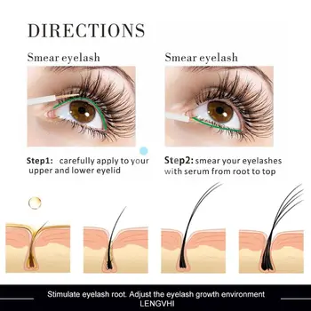 

5ml Eyelashes Growth Essence Longer Fuller Thicker Eyelash Serum Enhancer 896D