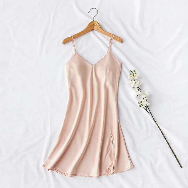 nightdgown 1 Сексуальное повседневное Короткое женское кимоно платье Lettle вышивка невесты свадебное платье для невесты удобные атласные шарфы ночное белье домашняя одежда - Цвет: nightdgown 1