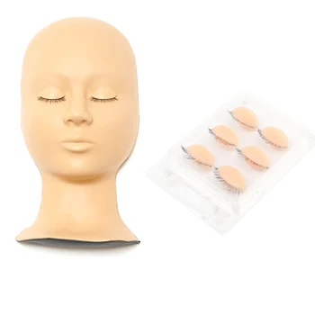 

New Eye Facial Makeup Practice Training removable eyes Mannequin Head Makeup Practice Model Fake Mannequin Training Head Model