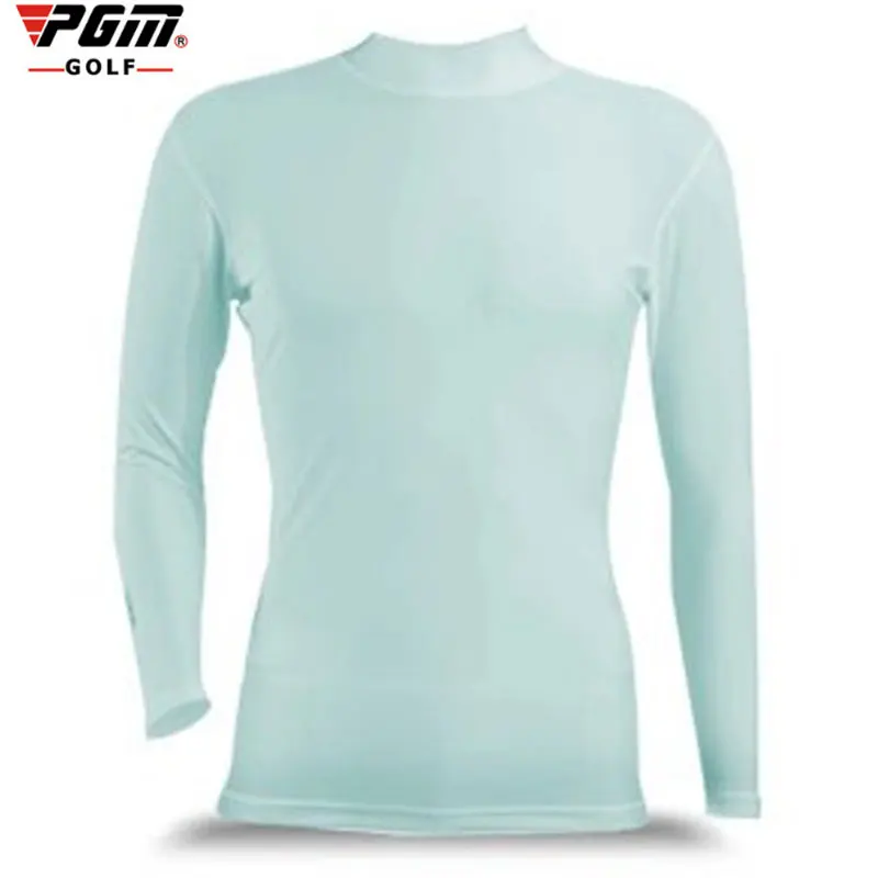 PGM, футболки для тренировок в гольф, Мужская одежда для гольфа с защитой от солнца, шелковая мужская спортивная одежда, обтягивающее нижнее белье, одежда для гольфа, D0355