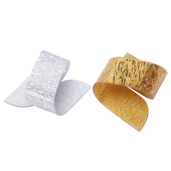 

12Pcs Napkin Rings Beauty Special Irregular Plastic Napkin Holder For Wedding Hotel