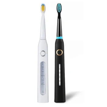 

Sonic Electric Toothbrush USB Rechargeable Washable Whitening Teeth Brush with Brush Heads IPX7 Waterproof
