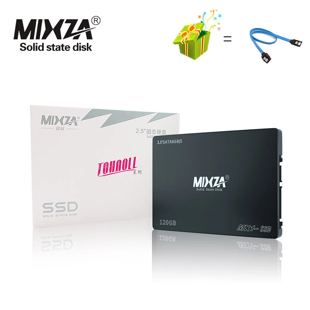 Внутренний твердотельный накопитель для ноутбука MIXZA SSD 1 ТБ 120 ГБ 240 480 60 Гб HDD 2 5