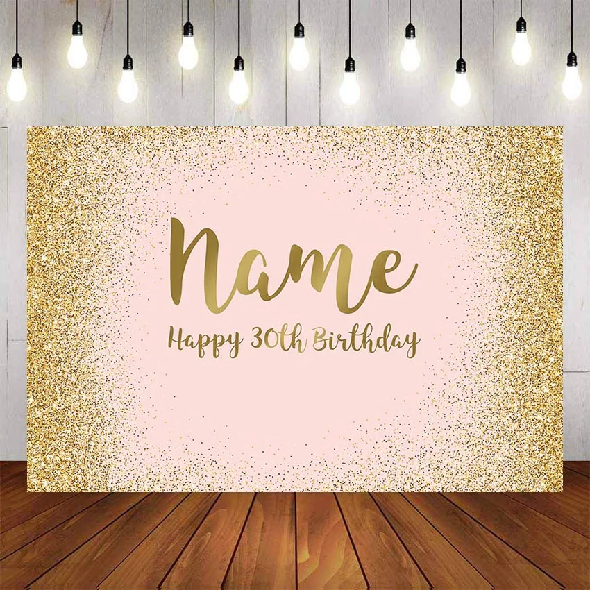 Mehofond Photography Background Glitter Gold Pink Birthday Party Adults Party Decor Photophone Photo Backdrop Photo studio