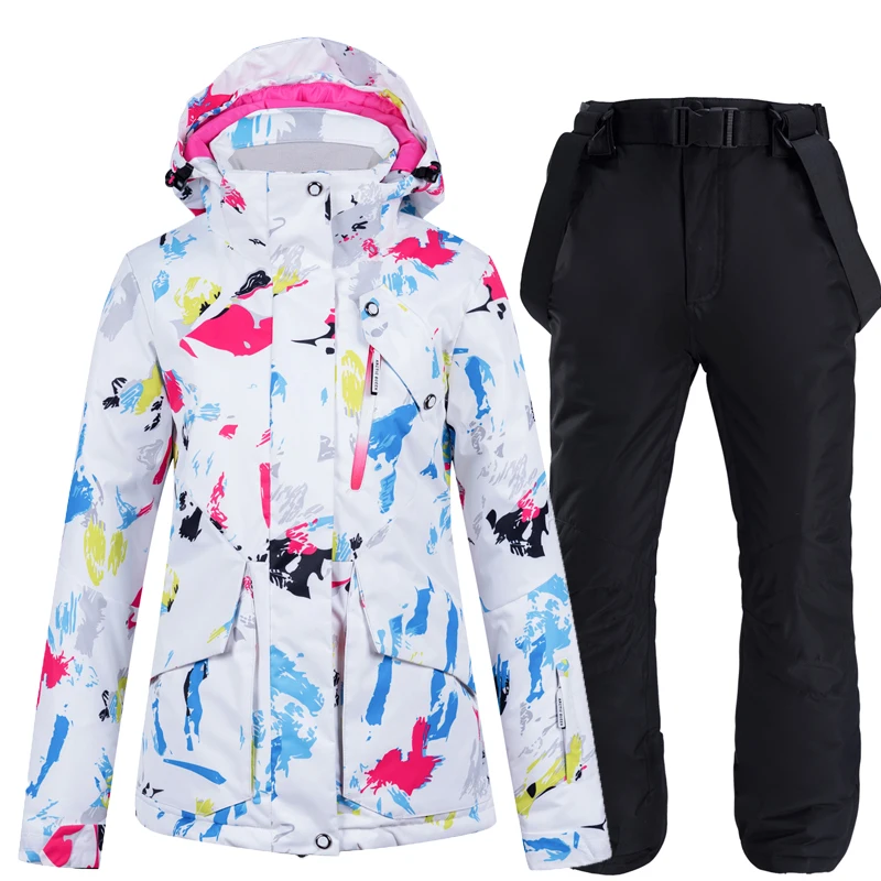 Бренд AQ, женский лыжный костюм, куртка для сноуборда, брюки, ветрозащитная, водонепроницаемая, зимняя одежда для взрослых, брюки, женская спортивная одежда, лыжный костюм